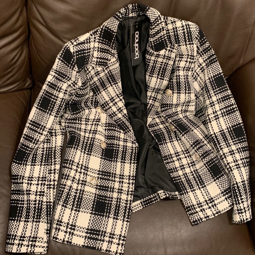 Plaid Blazer